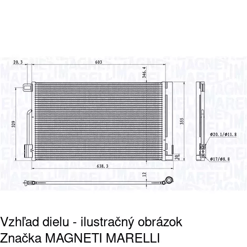 Chladiče klimatizácie POLCAR 5558K8C1S