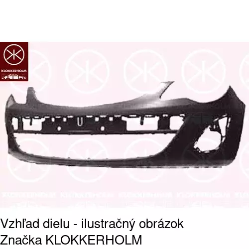 Predný nárazník POLCAR 55B107