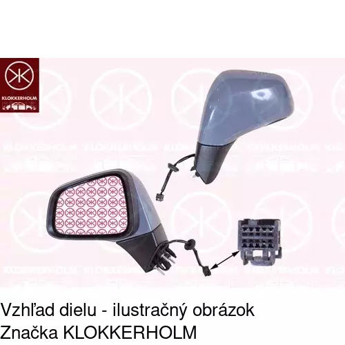 Vonkajšie zrkadlo 55L1514M /POLCAR/ - obr. 1