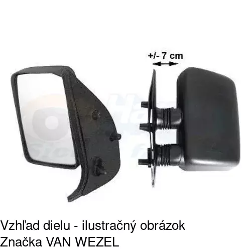 Vonkajšie zrkadlo POLCAR 570251-M - obr. 5