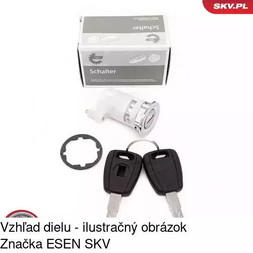 Bubienok dvernej zámky POLCAR 5703Z-13 - obr. 3