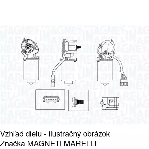 Motorček stieračov POLCAR 5707SWP2 - obr. 1