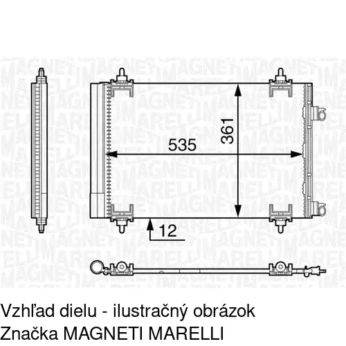 Chladiče klimatizácie POLCAR 5711K8C1S