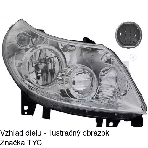 Hlavný reflektor POLCAR 5770100E