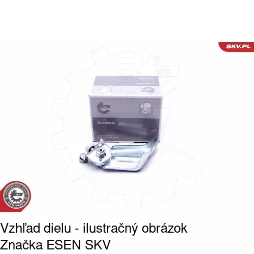 Vozík - kolieska pant posuvných dverí POLCAR 5770Z-70A - obr. 3