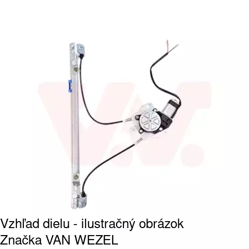 Elektrický mechanizmus okna dverí POLCAR 5786PSE3 - obr. 1