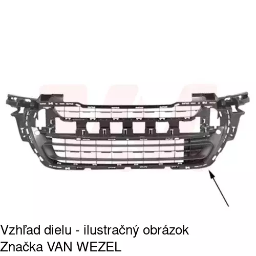 Kryt v nárazníku POLCAR 57C1271J - obr. 1