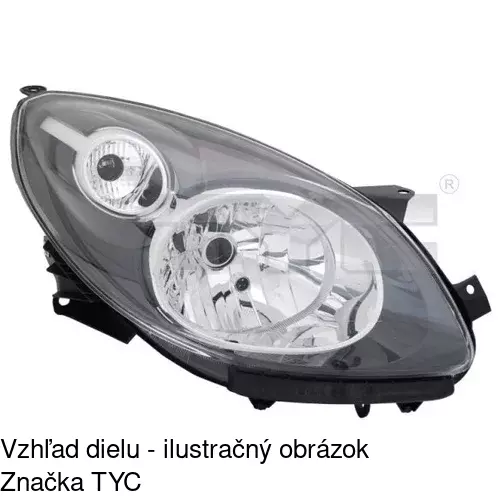 Hlavný reflektor POLCAR 6001100E