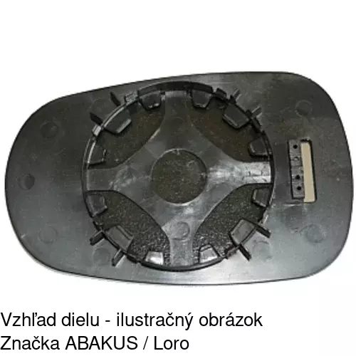 Rám vonkajšieho zrkadla 600154TM /POLCAR/