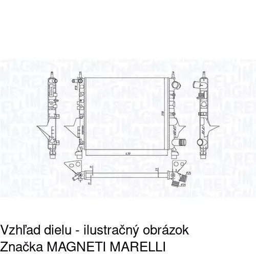 Chladiče vody POLCAR 6004081X - obr. 1