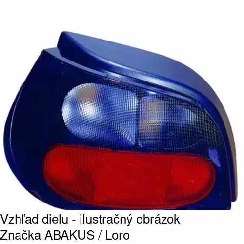 Zadné svetlo POLCAR 600787-E