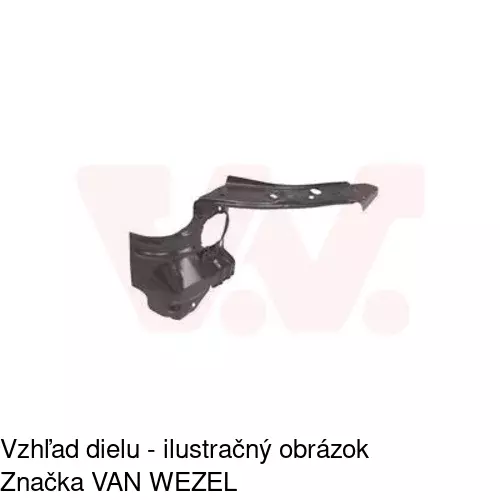 Držiak predného pásu POLCAR 601604-5