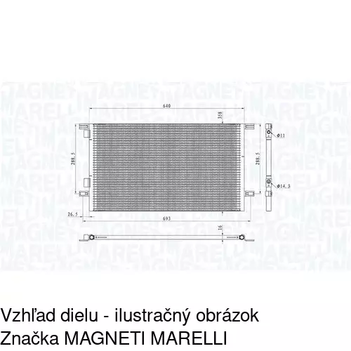 Chladiče klimatizácie POLCAR 6032K8C2S - obr. 1