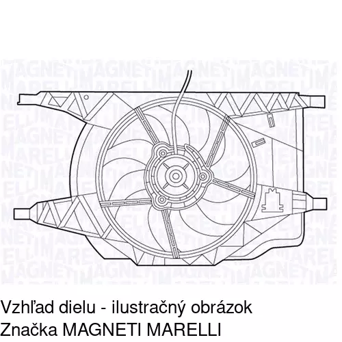 Ventilátory chladičov POLCAR 603723W2 - obr. 1