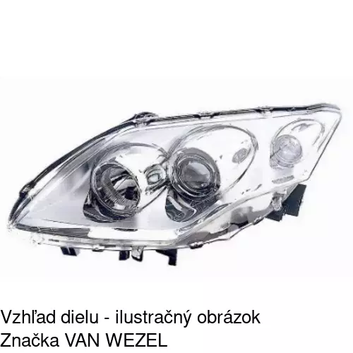 Hlavný reflektor POLCAR 6039090E - obr. 3