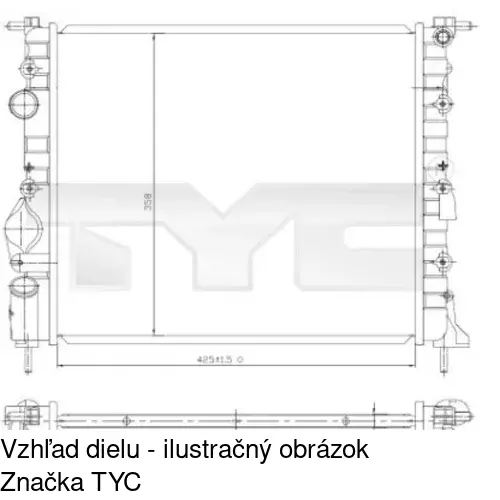 Chladiče vody POLCAR 6060084X - obr. 2