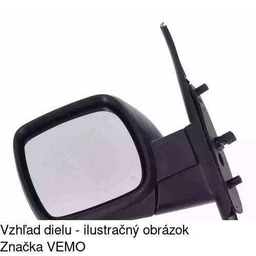 Rám vonkajšieho zrkadla POLCAR 606254TM - obr. 1