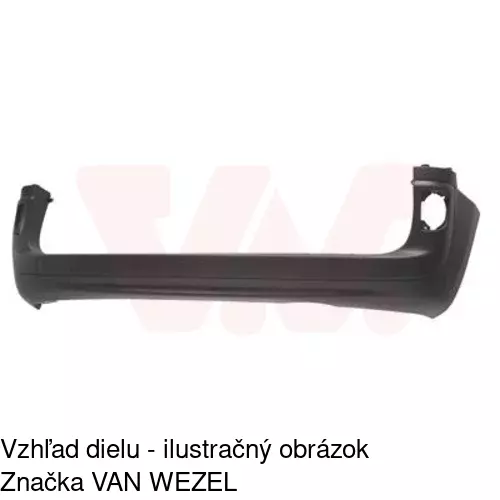 Lišta nárazníka POLCAR 606296-2 - obr. 2