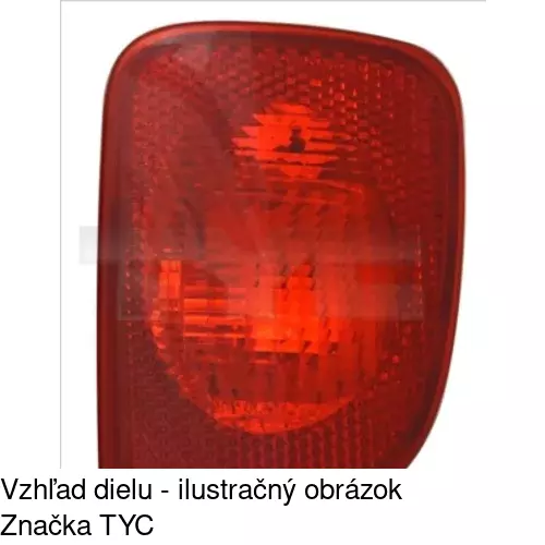 Záslepka hmlovky POLCAR 606298-E