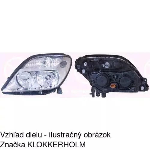 Hlavný reflektor POLCAR 607010-E - obr. 2