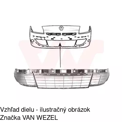 Kryt v nárazníku POLCAR 607327 - obr. 2