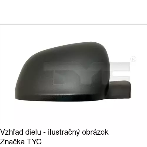 Rám vonkajšieho zrkadla POLCAR 60U155TM - obr. 1