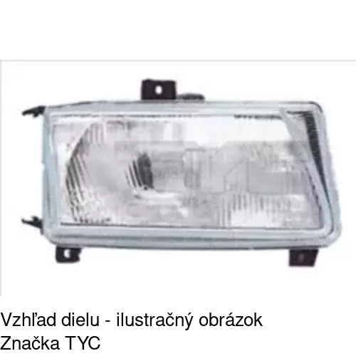 Hlavný reflektor POLCAR 6713104V