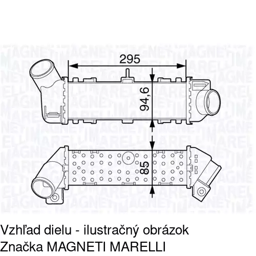 Chladiče vzduchu (Intercoolery) POLCAR 6713J81X