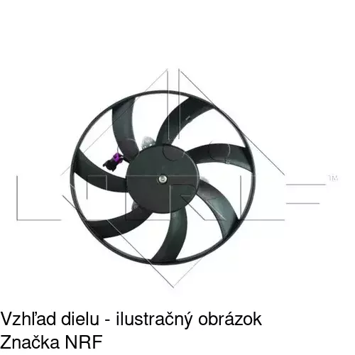 Ventilátor bez krytu / podpery POLCAR 671423U4 - obr. 3