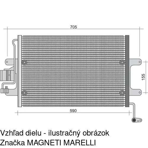 Chladiče klimatizácie POLCAR 6714K8C1