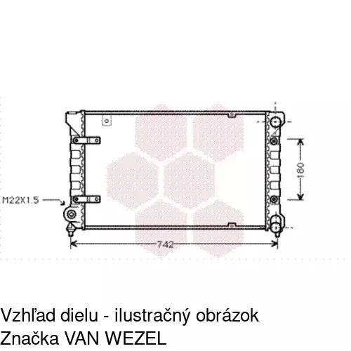 Chladiče vody POLCAR 672008-2 - obr. 2