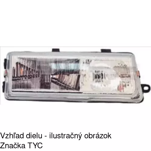 Hlavný reflektor POLCAR 672109-H