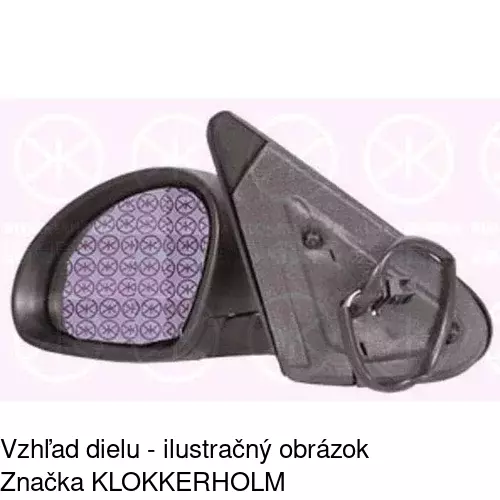 Vonkajšie zrkadlo POLCAR 6722515E - obr. 2