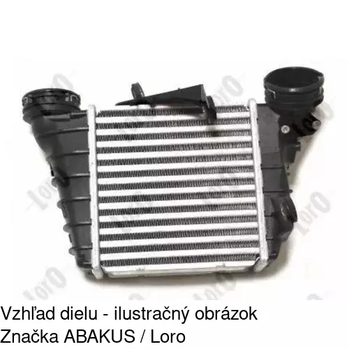 Chladiče vzduchu (Intercoolery) POLCAR 6730J8-1 - obr. 2