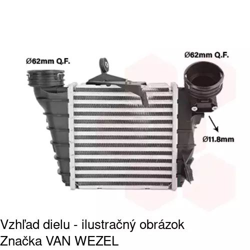 Chladiče vzduchu (Intercoolery) POLCAR 6730J8-1 - obr. 3