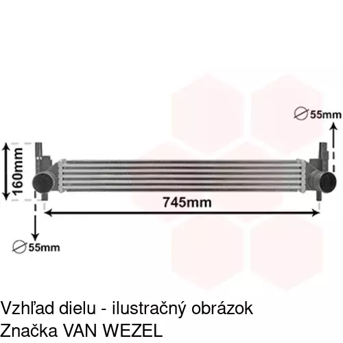 Chladiče vzduchu (Intercoolery) POLCAR 6732J8-1 - obr. 4