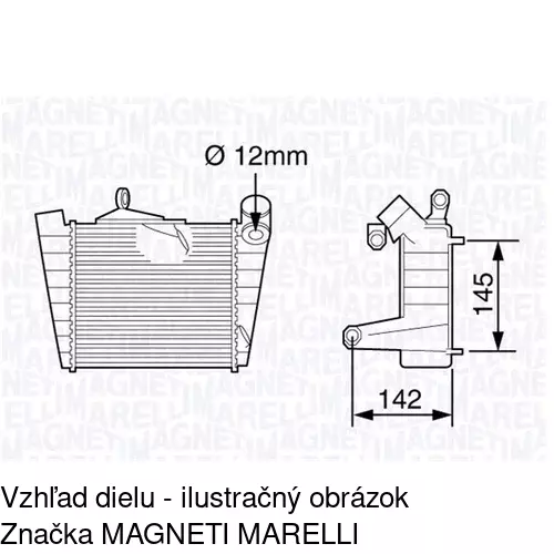 Chladiče vzduchu (Intercoolery) POLCAR 6913J8-2