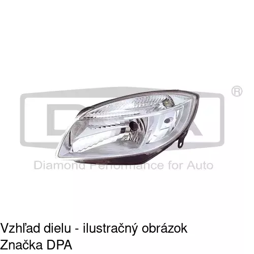 Hlavný reflektor POLCAR 691509-E - obr. 3