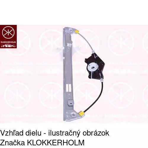 Mechanizmus sťahovania okna elektrický bez motora POLCAR 6922PSG4