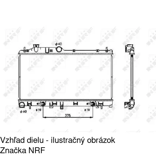 Chladiče vody POLCAR 720808-2