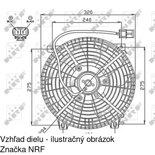 Ventilátory chladičov POLCAR 741323W2