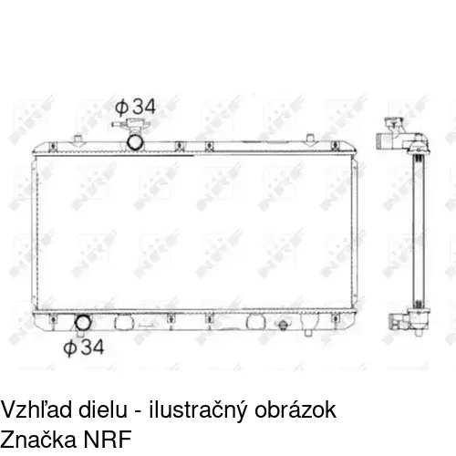 Chladiče vody POLCAR 741408-1