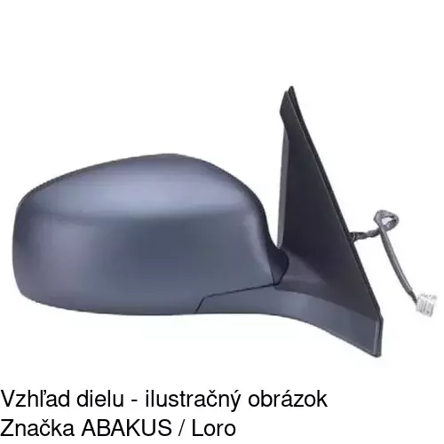 Vonkajšie zrkadlo POLCAR 7423514E - obr. 2