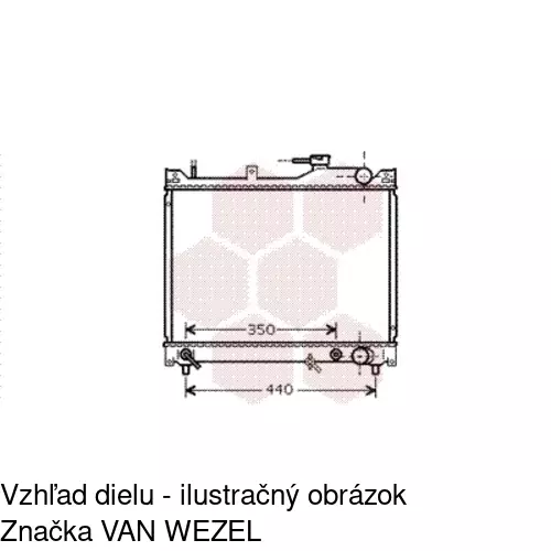 Chladiče vody POLCAR 742408-6 - obr. 1