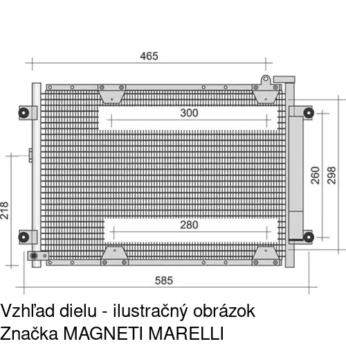 Chladiče klimatizácie POLCAR 7424K8C2