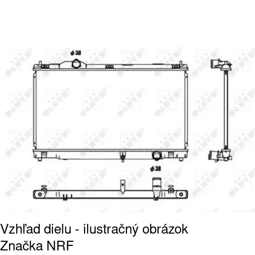 Chladiče vody POLCAR 801108-1