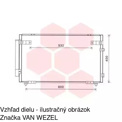 Chladiče klimatizácie POLCAR 8021K8C1