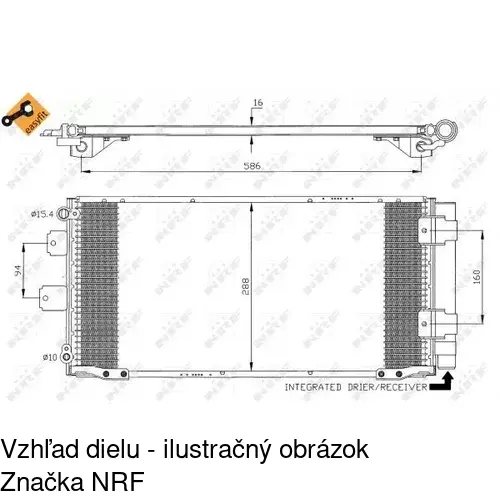 Chladiče klimatizácie POLCAR 8113K8C1