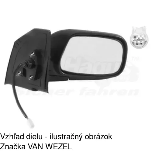 Vonkajšie zrkadlo POLCAR 8114523E - obr. 2