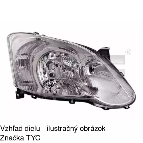 Hlavný reflektor POLCAR 8115103E